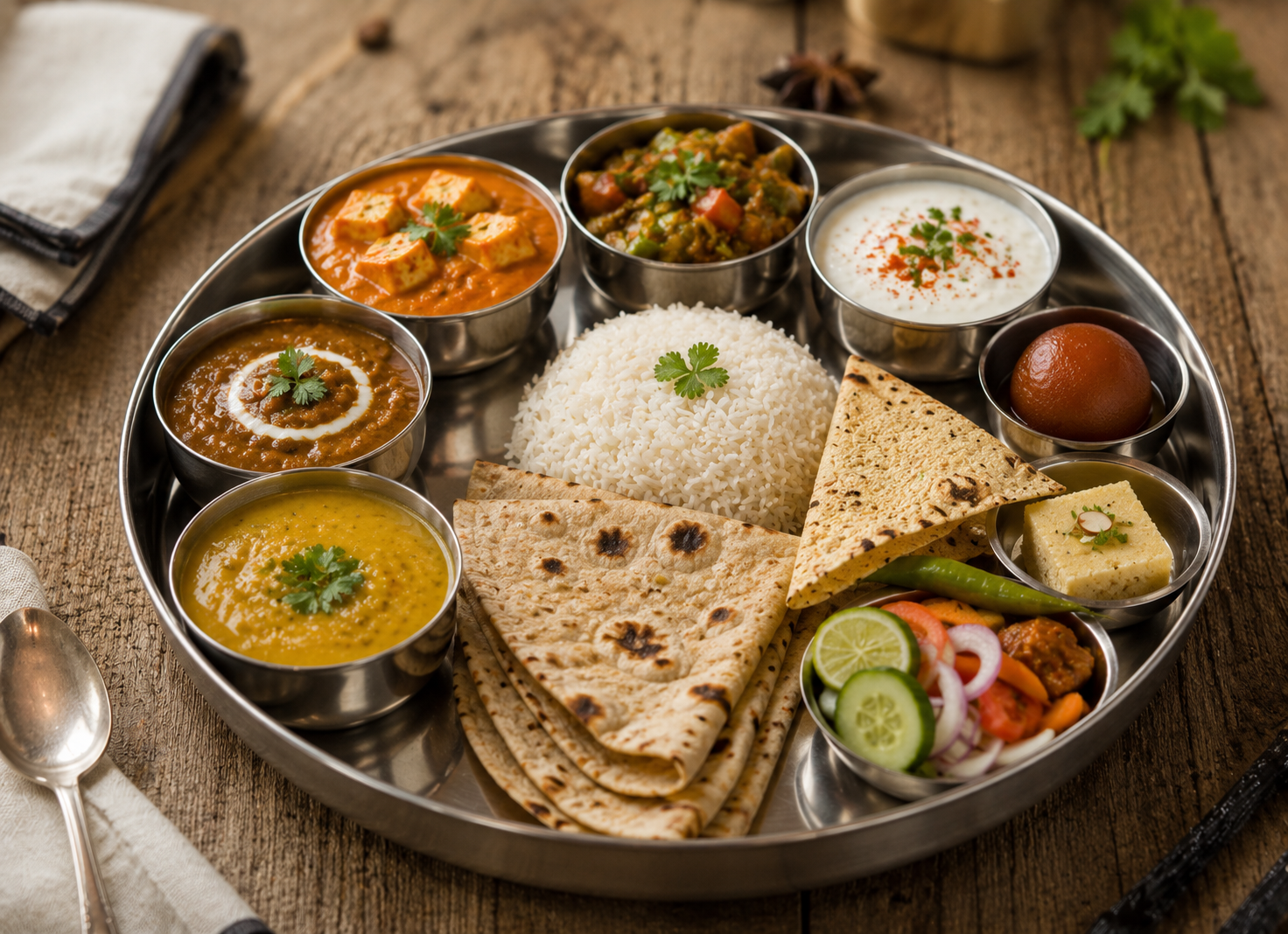 Veg Thali (Unlimited)